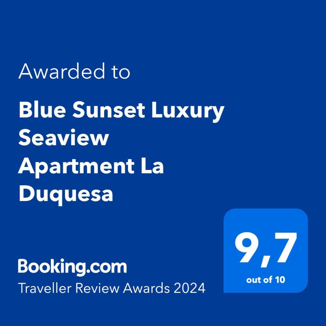 Blue Sunset Luxury Seaview Apartment La Duquesa Manilva Dış mekan fotoğraf